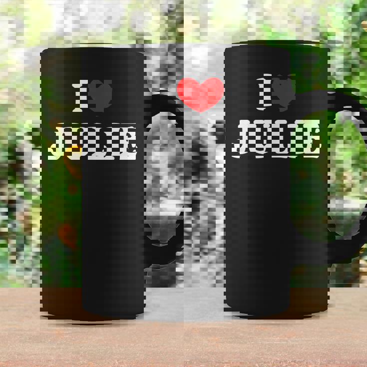 I Love Julie 私は愛する Julie コーヒーマグ ギフトのアイデア