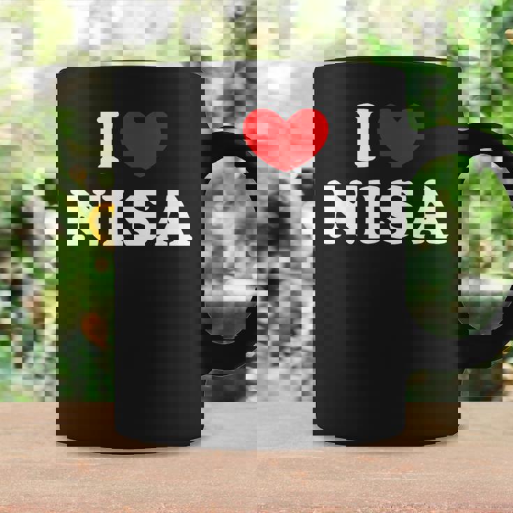 I Love Nisa 私は愛する Nisa コーヒーマグ ギフトのアイデア