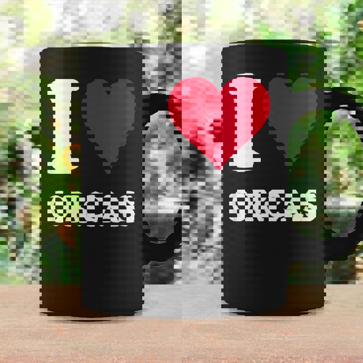 I Love Orcas コーヒーマグ ギフトのアイデア