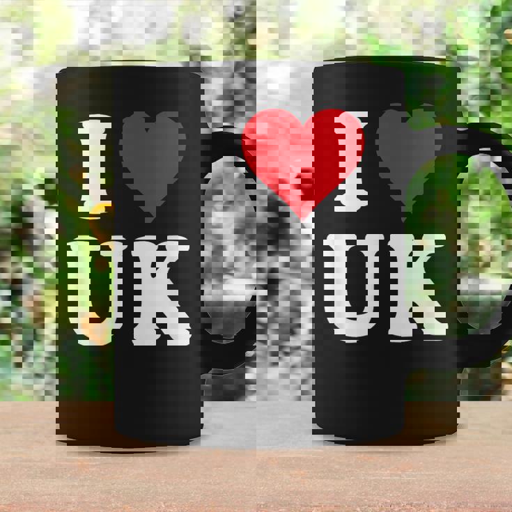 I Love Uk Initials I Heart UK First Last Name U K コーヒーマグ ギフトのアイデア