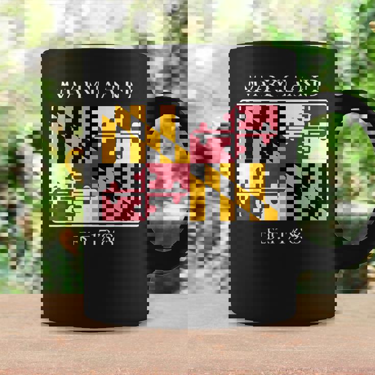 Maryland Flag 7Th Ustate 1788 Maryland Native コーヒーマグ ギフトのアイデア