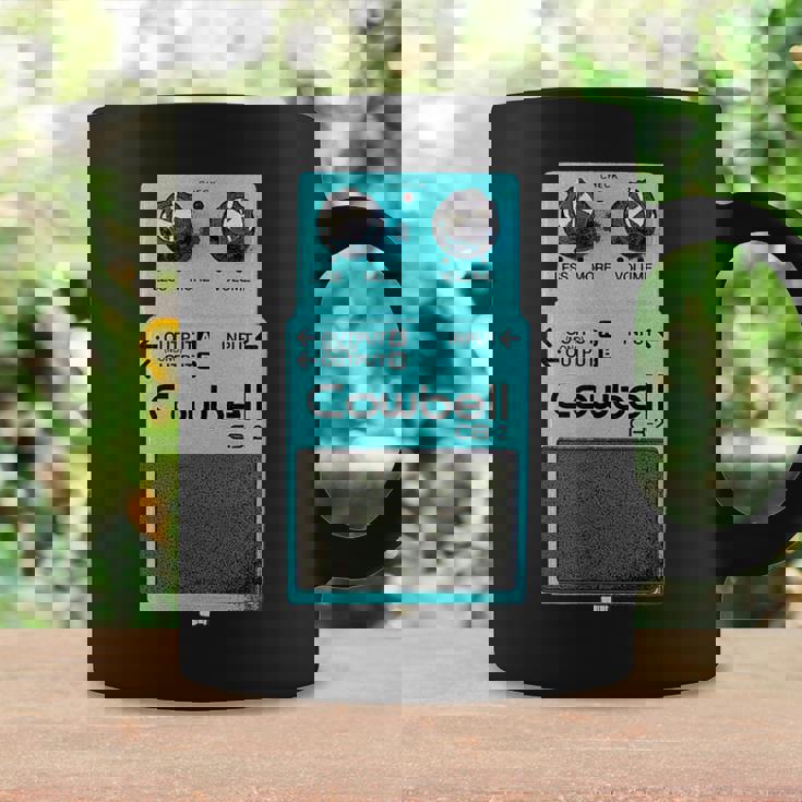 Mehr Cowbell ミュージシャン ミーム パロディ ギターペダル コーヒーマグ ギフトのアイデア