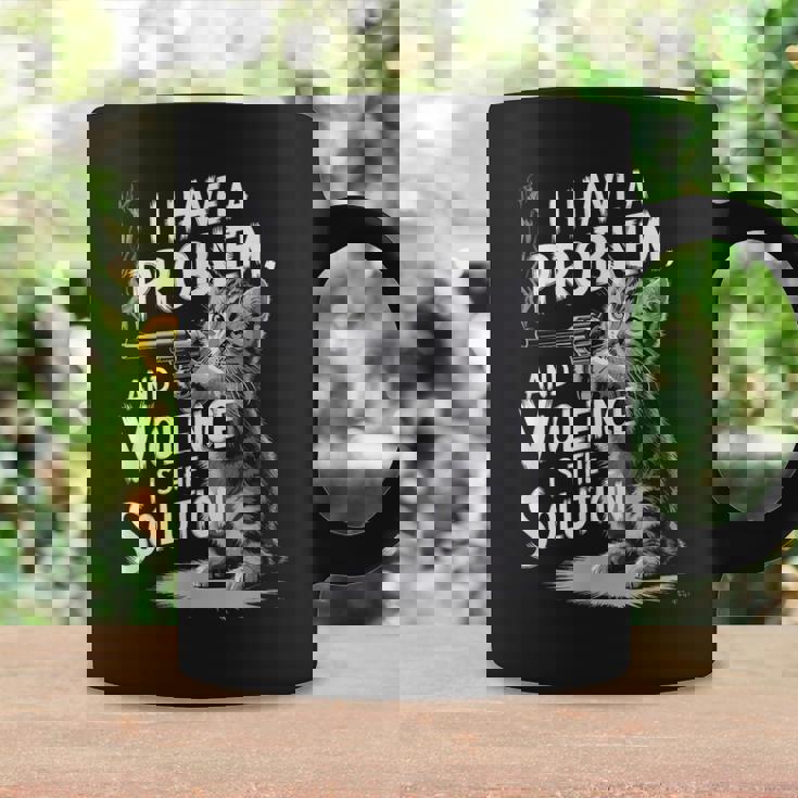 Problem Cat I Have A Problem Edgy Cat コーヒーマグ ギフトのアイデア