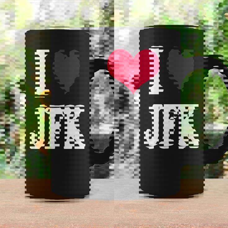 Retrointage I Heart Jfk John F Kennedy コーヒーマグ ギフトのアイデア