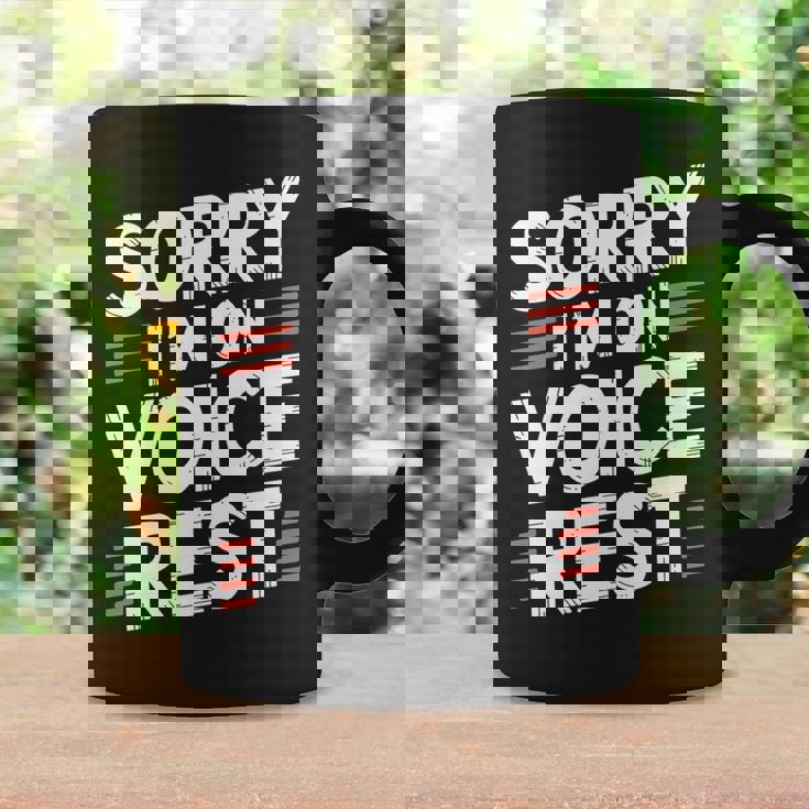 Sorry I'm Onoice Rest ボーカル合唱団の歌手休憩 コーヒーマグ ギフトのアイデア