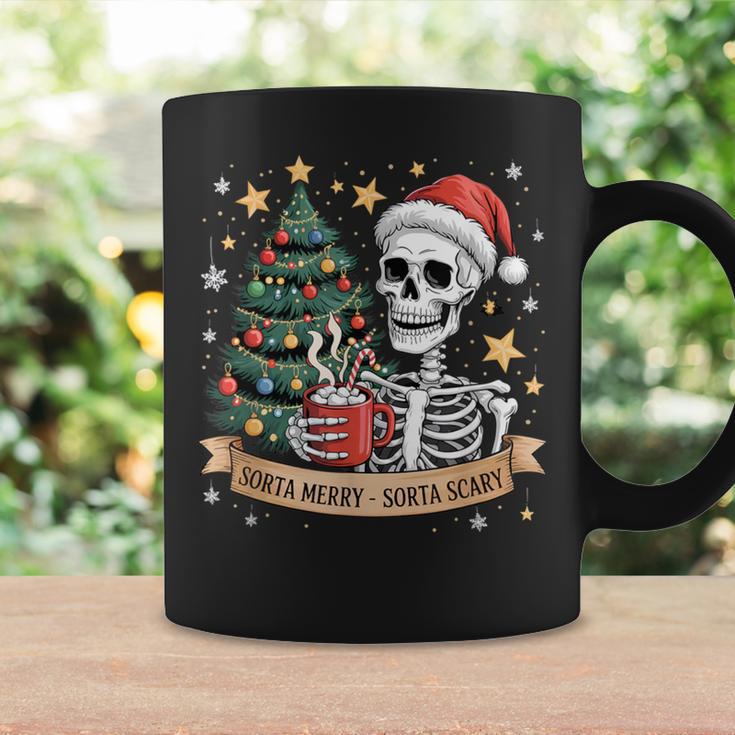 Sorta Merry Sorta Scary Retro Skeleton Hot Cocoa Christmas Coffee Mug Gifts ideas Sorta Merry Sorta Scary Retro Skeleton Hot Cocoa Christmas Coffee Mug Gifts ideas