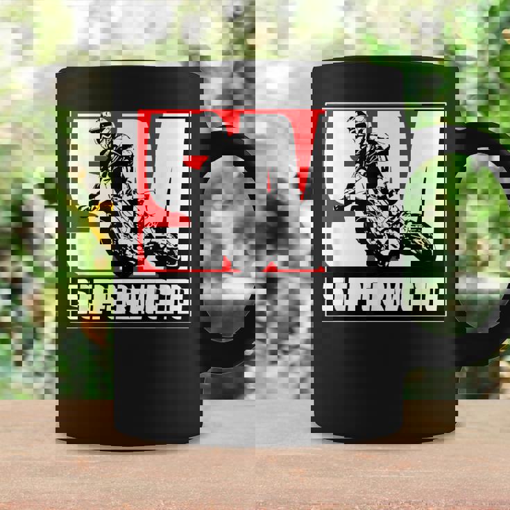 Supermoto スーパーモタード エンデューロ オートバイクロス コーヒーマグ ギフトのアイデア