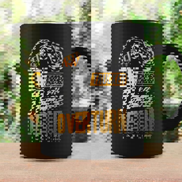 Tow Trucker Is My Name Overturn Is My Game Driver Wrecker 長袖tシャツ コーヒーマグ ギフトのアイデア