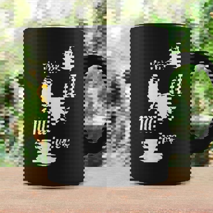 We're All Mad Here 不思議の国のアリスtシャツデザイン コーヒーマグ ギフトのアイデア