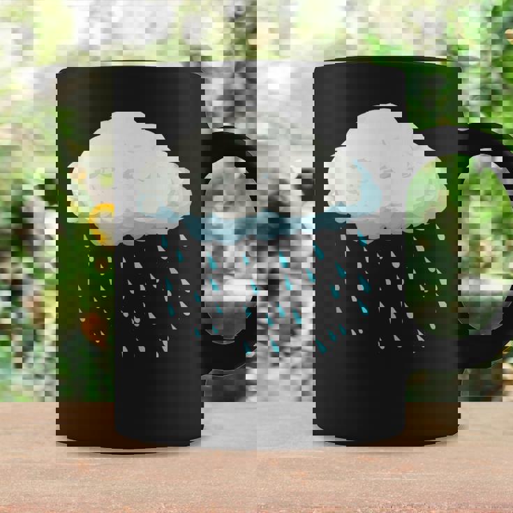 White Clouds Rain Drop Costume Christmas Halloween Coffee Mug Gifts ideas