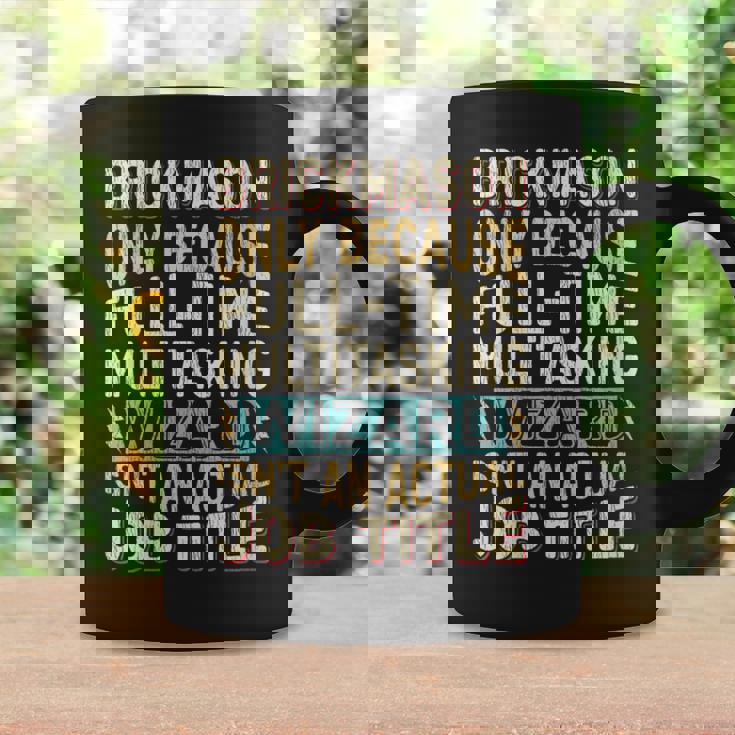 Wizard Job Title Quote Brickmason Coffee Mug Gifts ideas