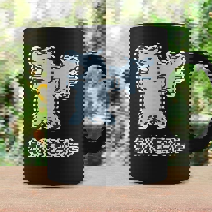 『カバをカバー』カバ くん【どうぶつフレンズ】動物 ゆる かわいい キャラ 面白 ダジャレ ギャグ ジョーク コーヒーマグ ギフトのアイデア