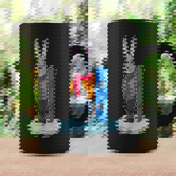 うさぎ スノーボーダー スノーボード スポーツ コーヒーマグ ギフトのアイデア