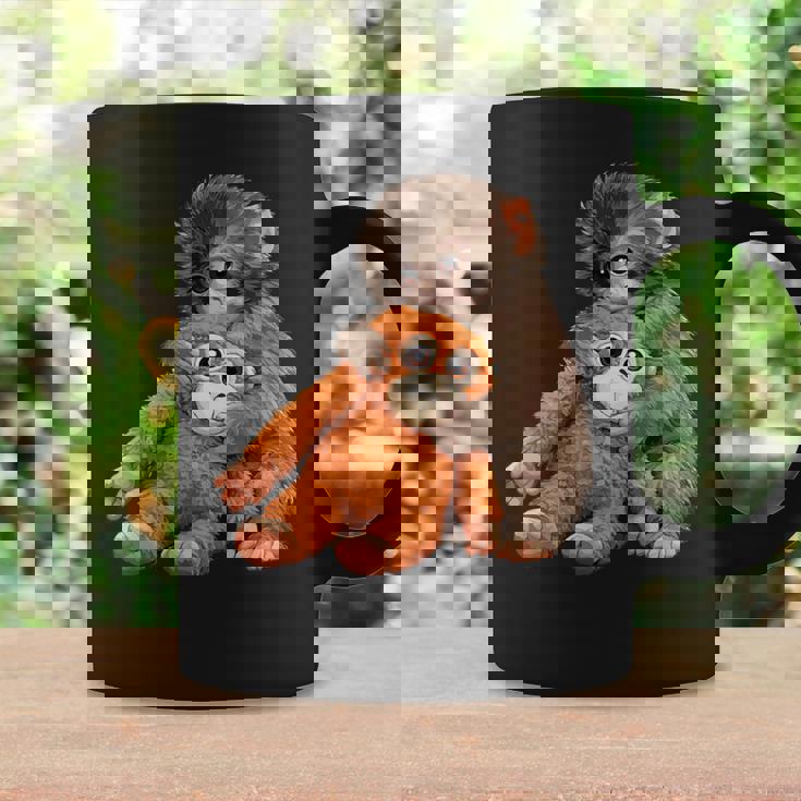 かわいいモンキーパンチ 日本の赤ちゃん猿 コーヒーマグ ギフトのアイデア