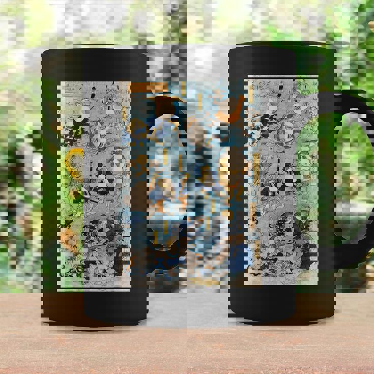 かゑるづくし 擬人化された蛙が 歌川国芳 日本の侍カエル 日本の伝統芸術 浮世絵 ヴィンテージの美学 コーヒーマグ ギフトのアイデア