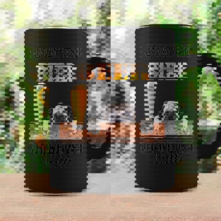 ただビール飲みたい&吊るすw マイパグ コーヒーマグ ギフトのアイデア