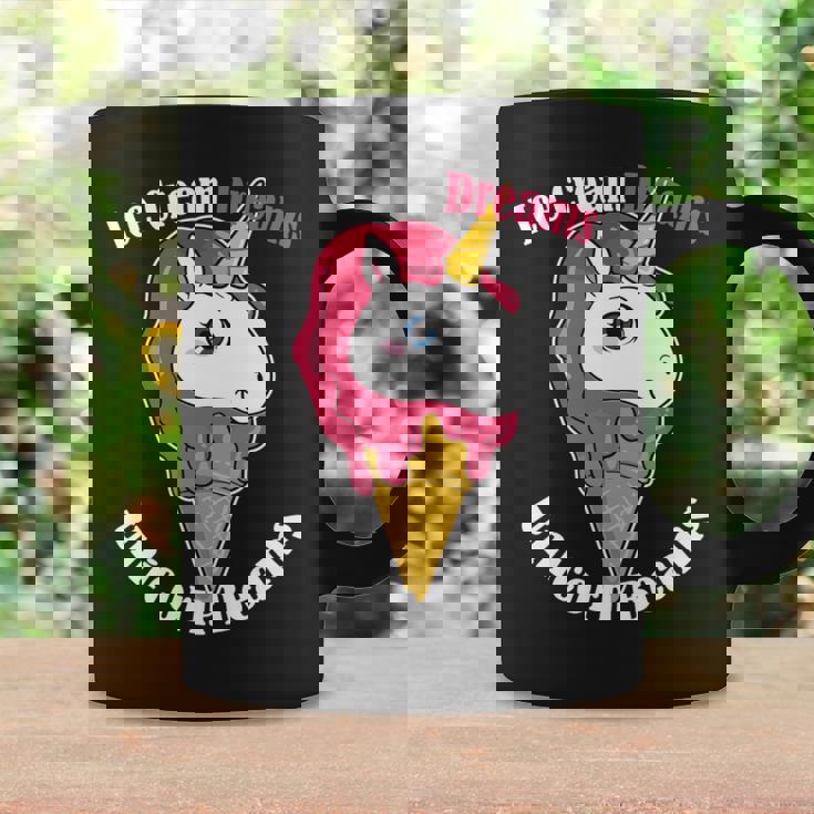 アイスクリーム 夢 ユニコーン ビームス スイーツ マジカル トリート 長袖tシャツ コーヒーマグ ギフトのアイデア