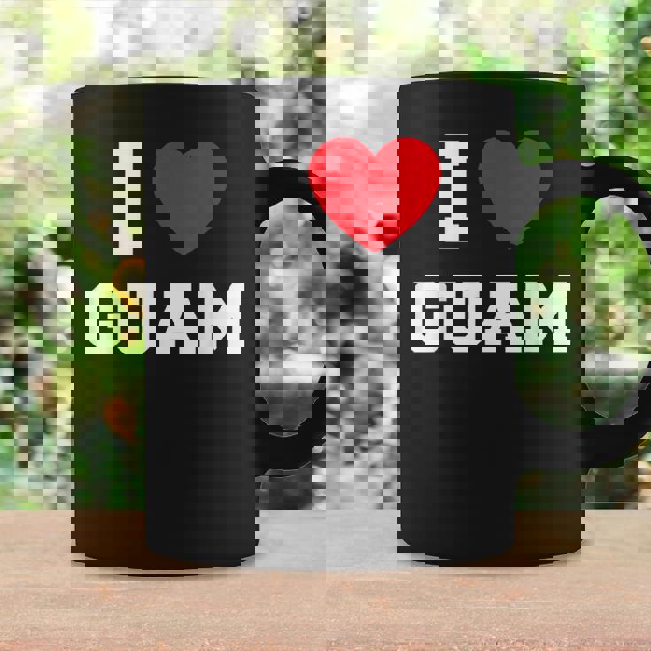 アイ・ラブ・グアム コーヒーマグ ギフトのアイデア