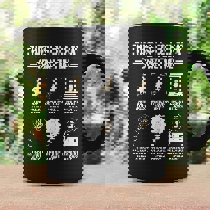 アルパカ ファンキーパー おもしろアルパカ 長袖tシャツ コーヒーマグ ギフトのアイデア