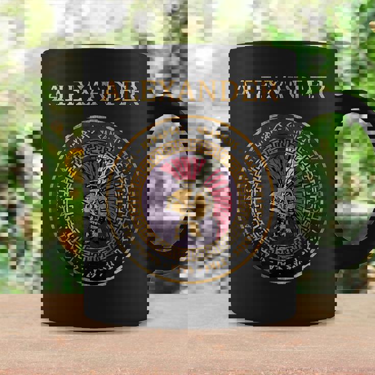 アレキサンダー大王古代の戦いのシンボル コーヒーマグ ギフトのアイデア