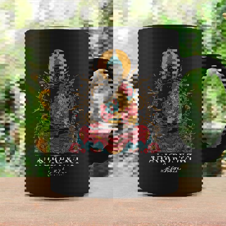 アンコールワット カンボジア ブッダ ヴィンテージ 仏教 お土産 コーヒーマグ ギフトのアイデア