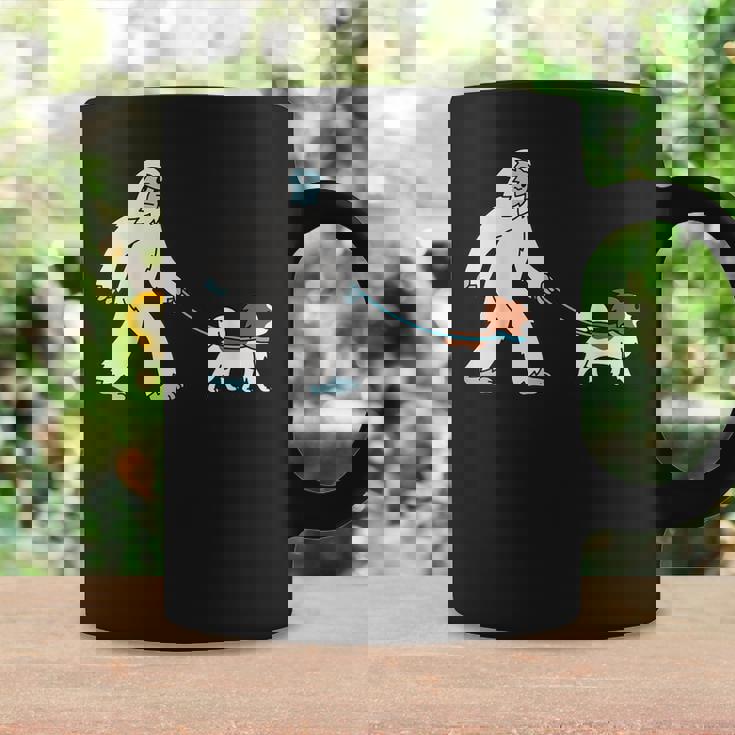 イエティウォーキングパピヨンクリプトゾロジー犬 コーヒーマグ ギフトのアイデア