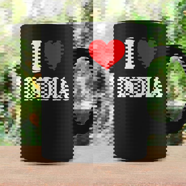 インド I Heart India I Love India コーヒーマグ ギフトのアイデア
