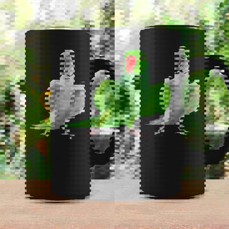 インドのワカケホンセイオウムの鳥 コーヒーマグ ギフトのアイデア