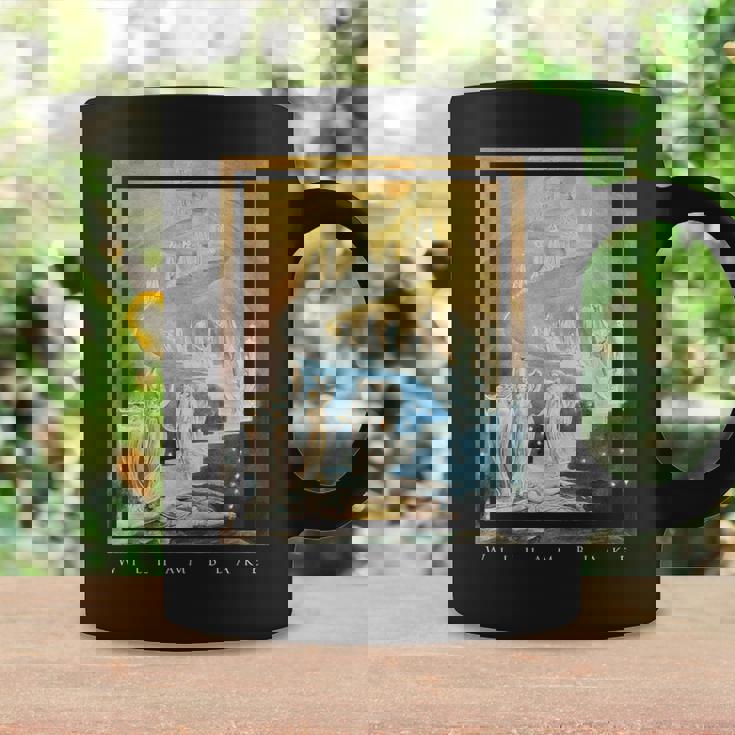 ウィリアム・ブレイク ジェイコブの梯子 芸術 象徴主義 神秘主義 魔法 William Blake Jacob コーヒーマグ ギフトのアイデア