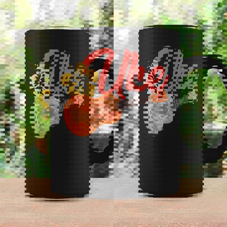 ウクレレギターギタリスト楽器 コーヒーマグ ギフトのアイデア