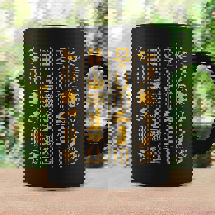 エジプト ヒエログリフ 古代エジプトシャツ ファラオtシャツ コーヒーマグ ギフトのアイデア