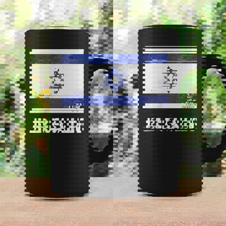 エルサレムイスラエル国旗シャツ コーヒーマグ ギフトのアイデア