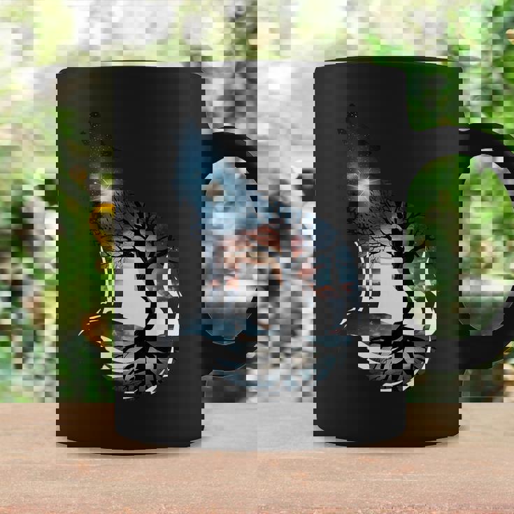 オオカミ 動物 顔 アート グラフィック 野生動物 カラフル 狼の恋人 コーヒーマグ ギフトのアイデア