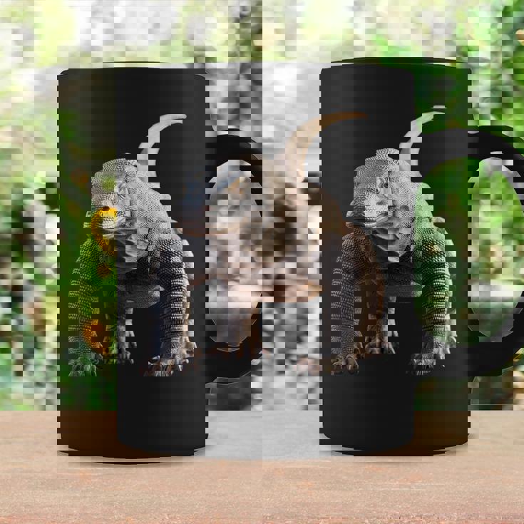 オオトカゲ 爬虫類 コモドドラゴン バンドドラゴン トカゲドラゴン コーヒーマグ ギフトのアイデア