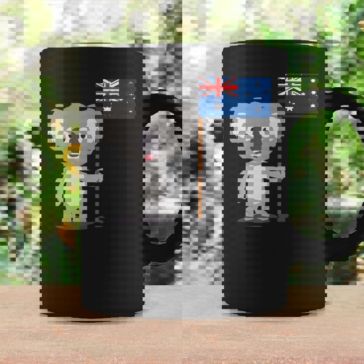 オーストラリアのコアラ オーストラリア国旗 コーヒーマグ ギフトのアイデア