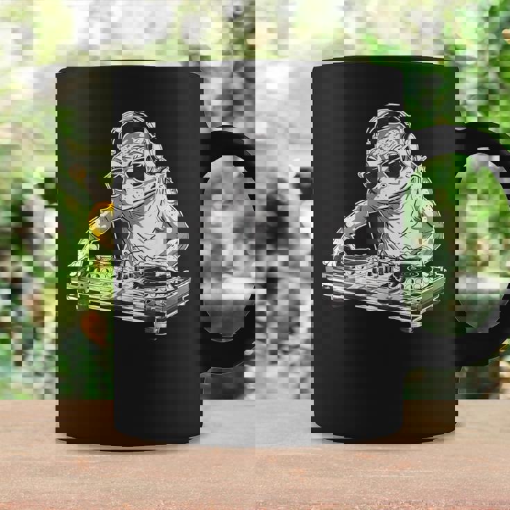 カエル 音楽 Dj 音楽プロデューサー ターンテーブル Dj カエル ビートメーカー コーヒーマグ ギフトのアイデア