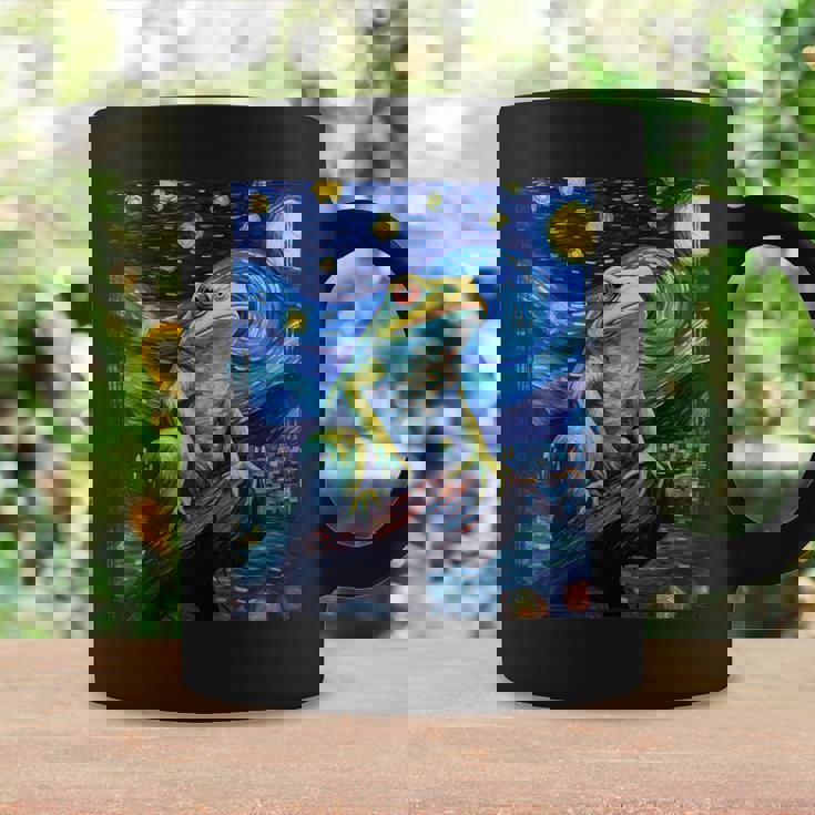 カエルキャッチャー 男の子 女の子 カエルハンター ゴッホ カエル コーヒーマグ ギフトのアイデア