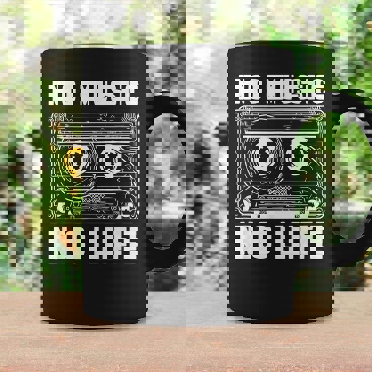 カセット No Music No Life Music Lover コーヒーマグ ギフトのアイデア