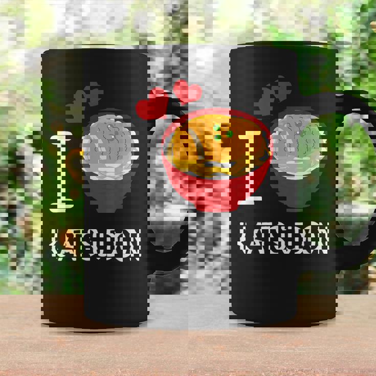 カツ丼を食べるのが大好き ご飯 カツ丼 コーヒーマグ ギフトのアイデア