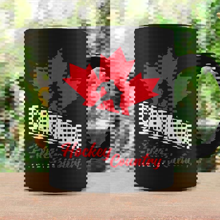 カナダホッケー メープルリーフ アイスホッケー選手 カナダ コーヒーマグ ギフトのアイデア