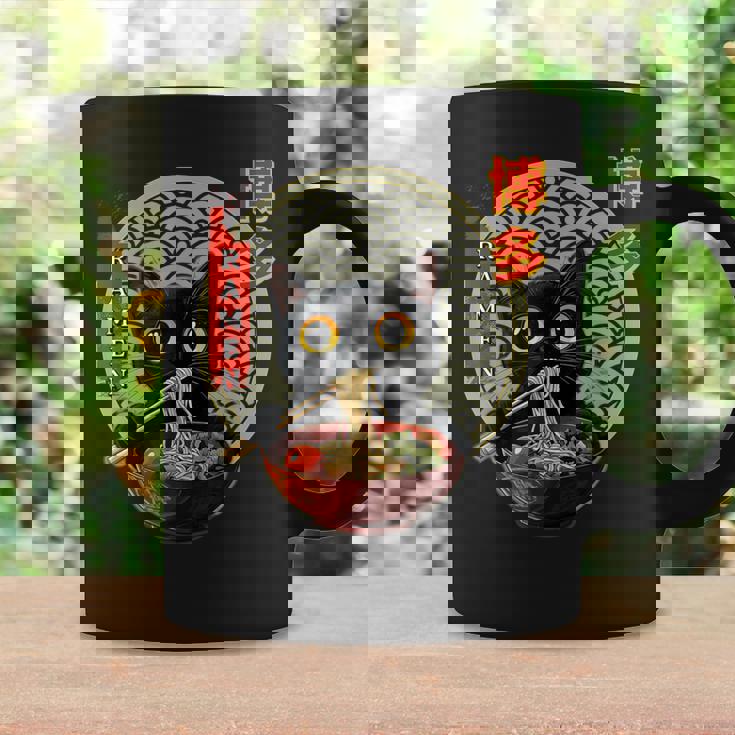 カワイイ猫とラーメン 博多 日本アニメヌードル文化 コーヒーマグ ギフトのアイデア