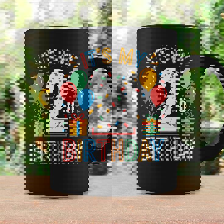 キッズ キッズ 2 歳の誕生日シャツ 男の子 幼児 2 人 2 歳の誕生日 コーヒーマグ ギフトのアイデア