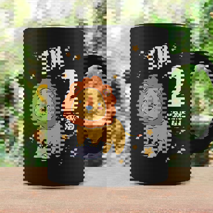 キッズ 2歳の誕生日 ライオン 2歳 男の子 女の子 コーヒーマグ ギフトのアイデア