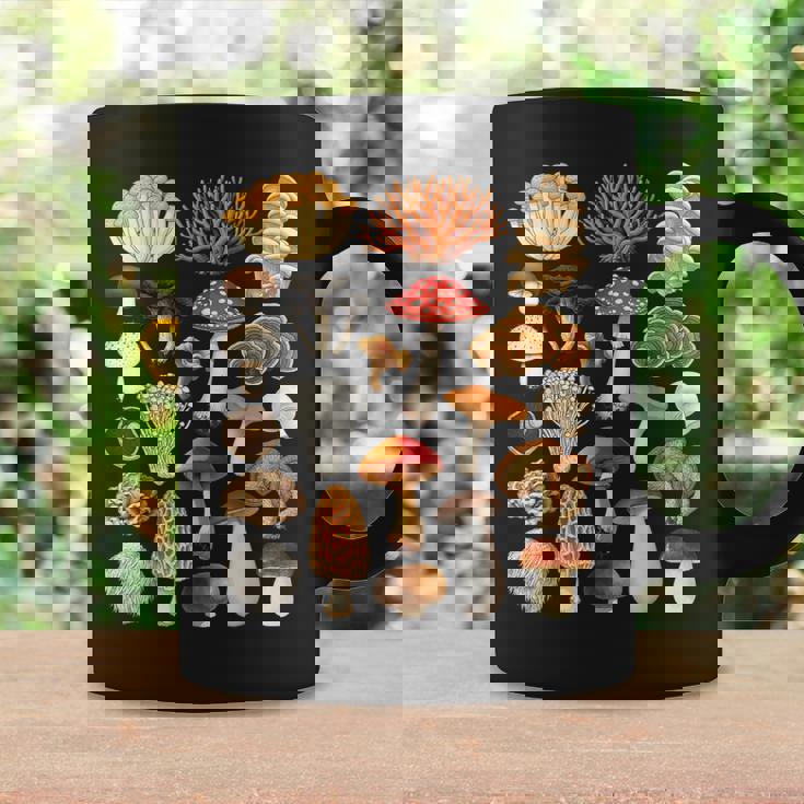 キノコの種類 自然 コテージコア ファン 男の子 女の子 キッズ コーヒーマグ ギフトのアイデア