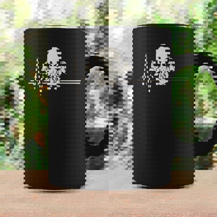 クトゥルフ ハートビート キュート コズミックホラー クトゥルフ 心電図 コーヒーマグ ギフトのアイデア