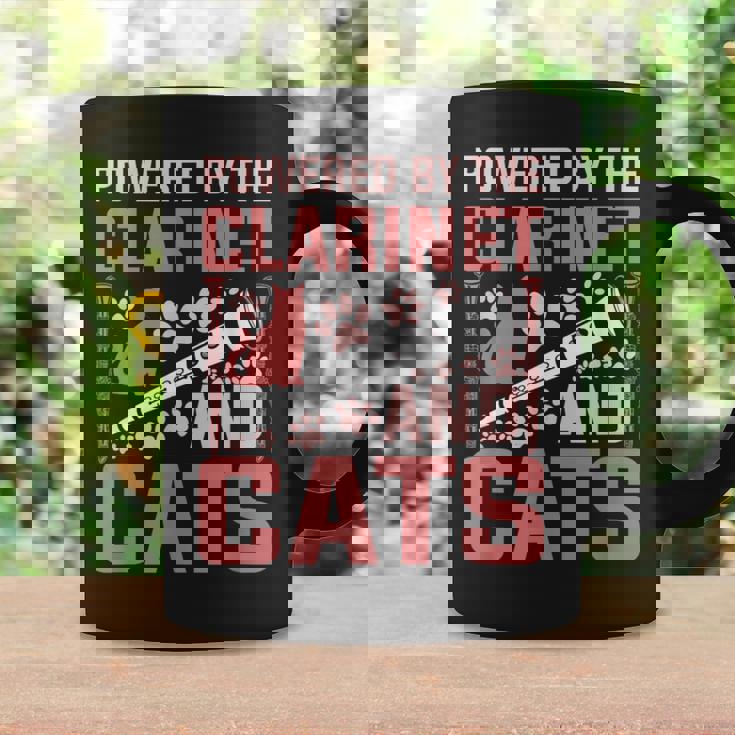 クラリネットとキャッツの面白いクラリネットプレーヤーがパワーアップ。 コーヒーマグ ギフトのアイデア