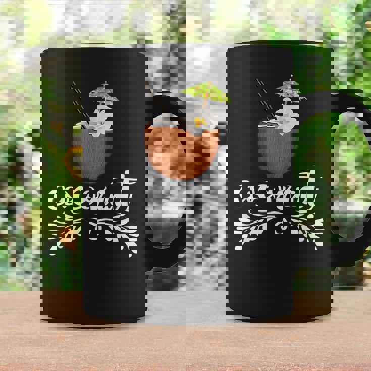 ココナッツ サマーフルーツ おもしろココナッツ コーヒーマグ ギフトのアイデア