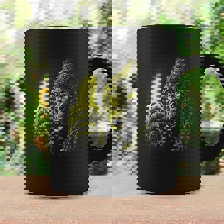 ゴリラとバナナ コーヒーマグ ギフトのアイデア