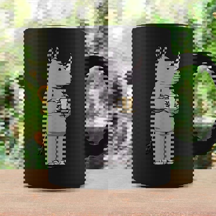 サイ コーヒー 野生動物 サイ コーヒーマグ ギフトのアイデア