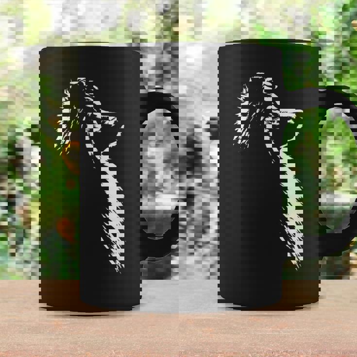 シェットランド・シープドッグ ポートレート シルエット 犬 シェルティー・ドッグ コーヒーマグ ギフトのアイデア